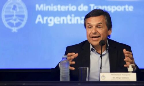 Diego Giuliano, ministro de Transporte de la Nación.