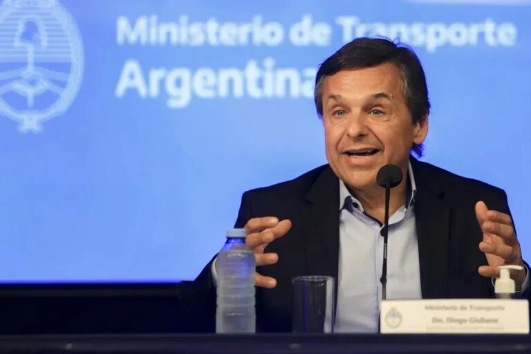 Diego Giuliano, ministro de Transporte de la Nación.