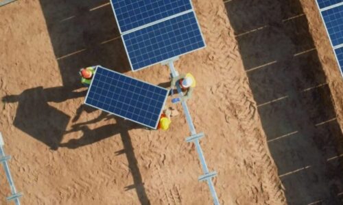 Energía renovable, parque solar