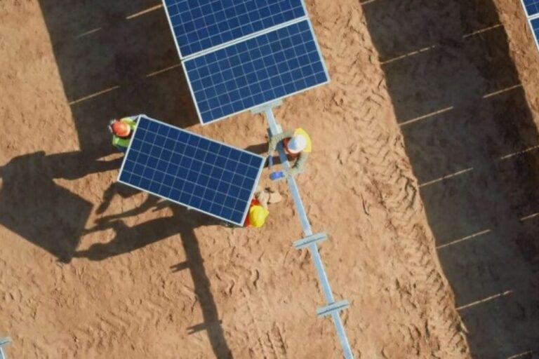 Energía renovable, parque solar