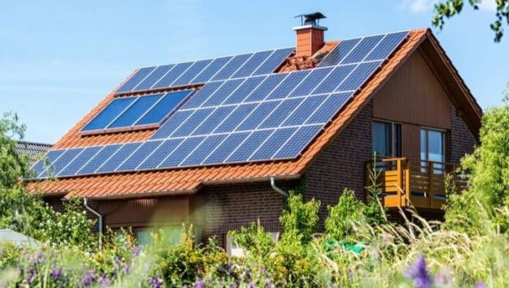 Paneles solares casa