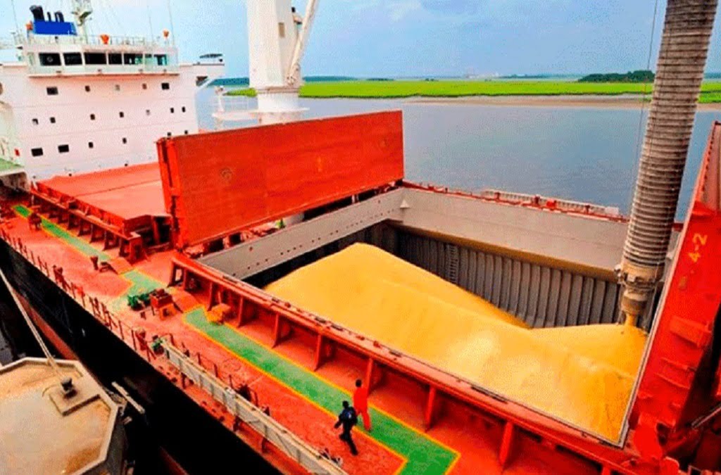 puerto rosario, transporte de cargas, granos
