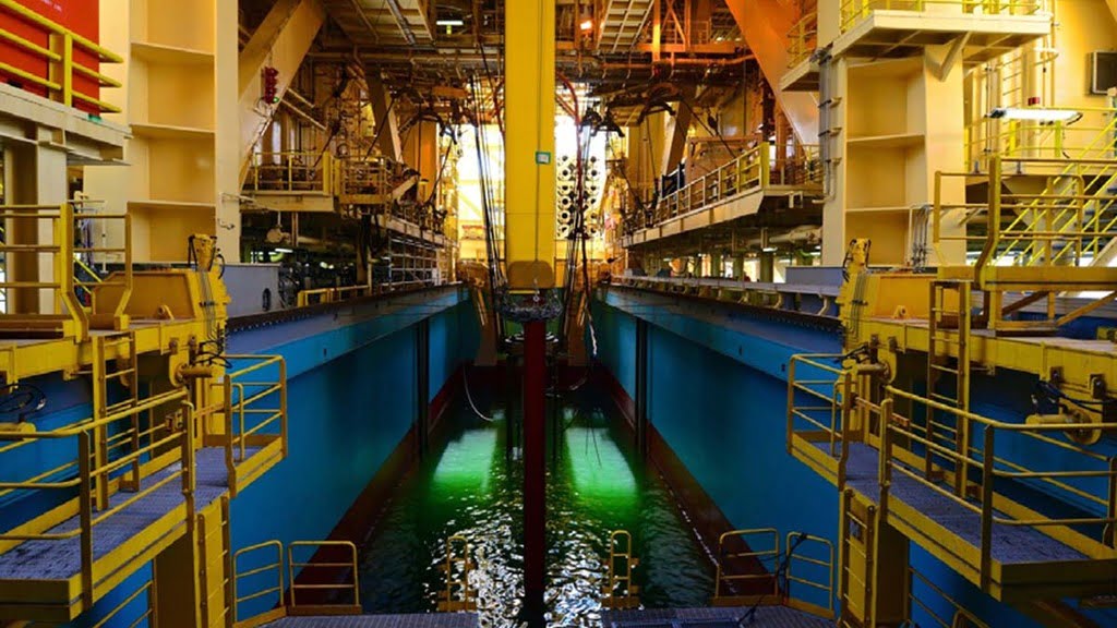 Perforación ultramar, Pozo de petróleo