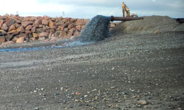 Río Chubut, Dragado, Puerto Rawson