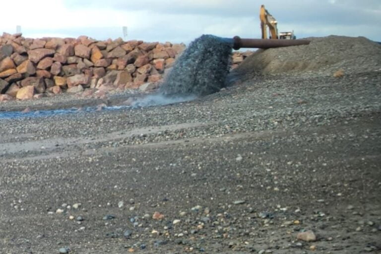 Río Chubut, Dragado, Puerto Rawson