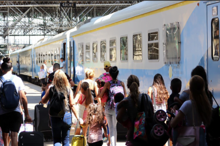 Vacaciones de invierno, Trenes Argentinos, transporte, larga distancia