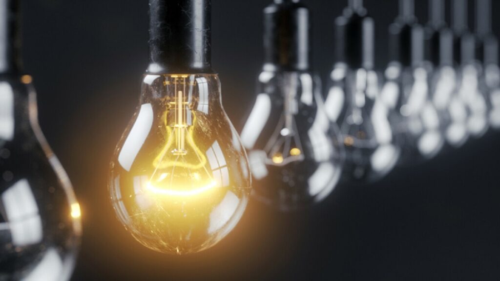 aumento de la luz, electricidad