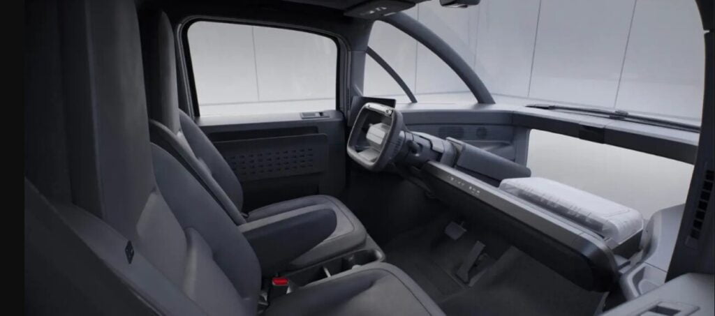 El auto eléctrico canoo, furgón eléctrico
