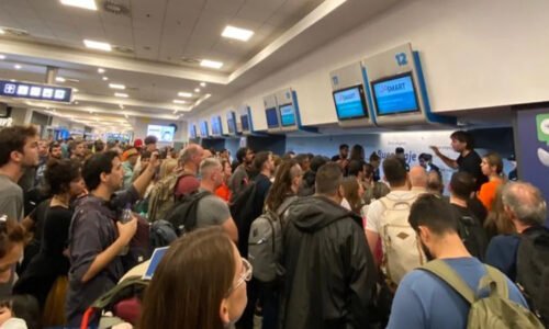 Paro de maleteros, Aeroparque, Ezeiza