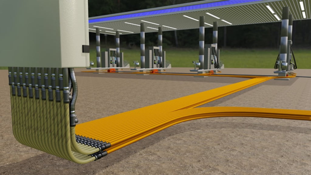 Tuberías eléctricas, Estaciones de Servicio, combustibles