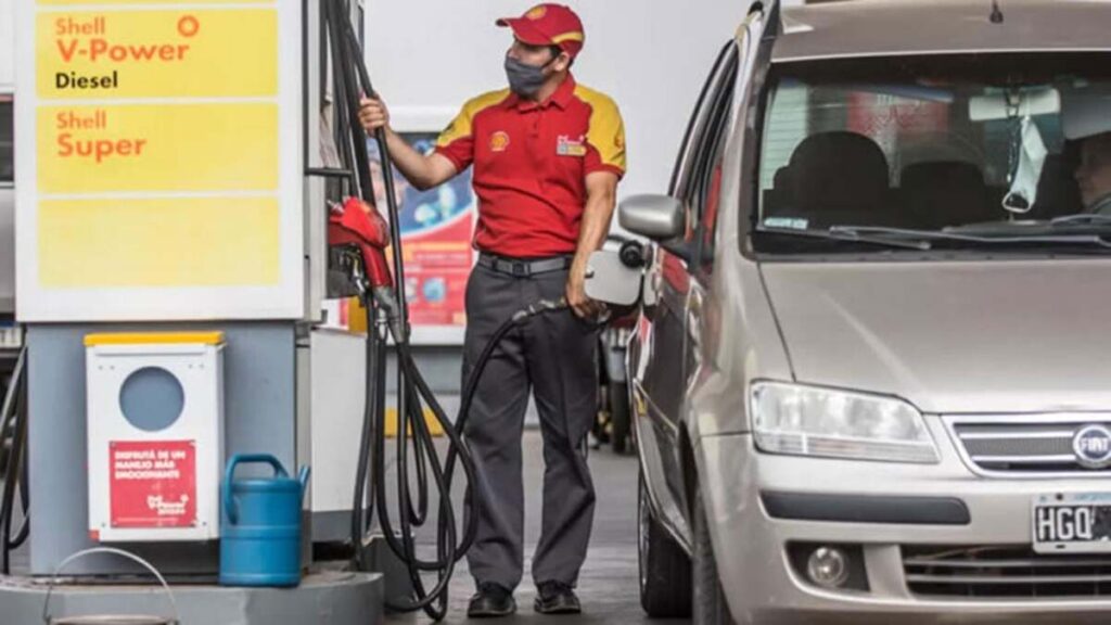 Shell, Combustible, Aumento
