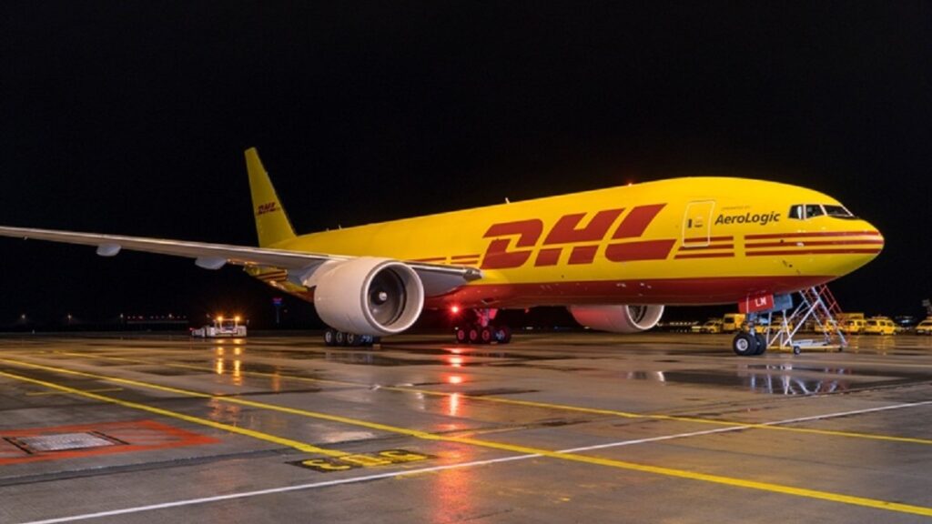 dhl transporte de carga aéreo