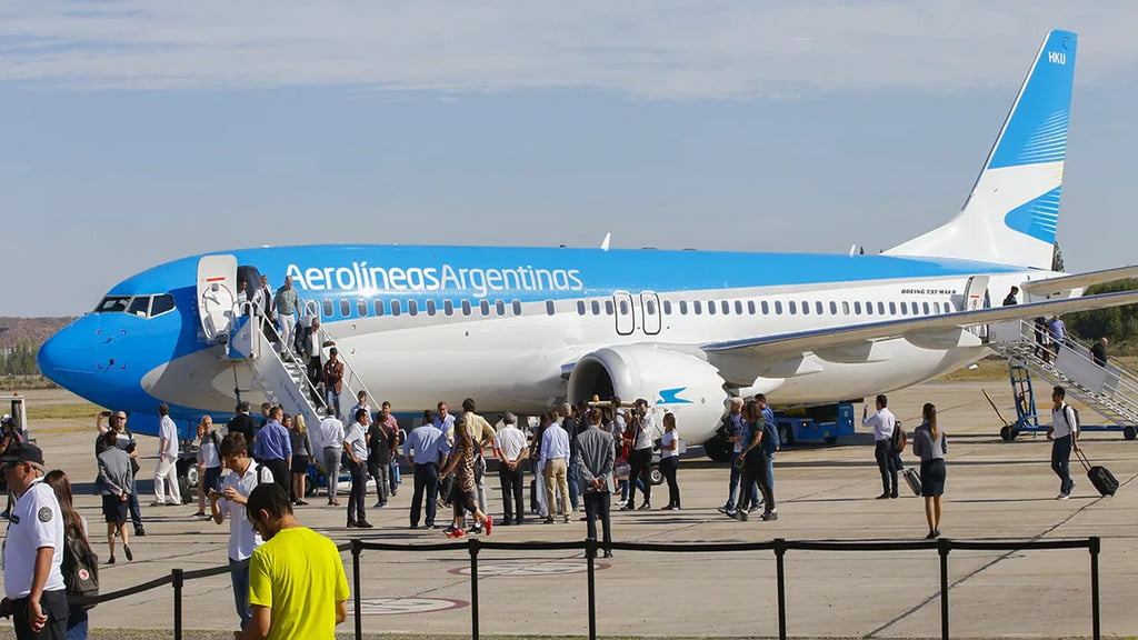 Aviones, Vuelos, Vaca Muerta