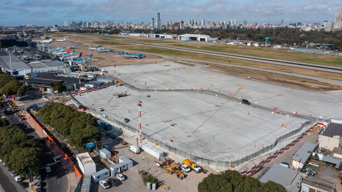 Aeroparque Jorge Newebery, Aviones