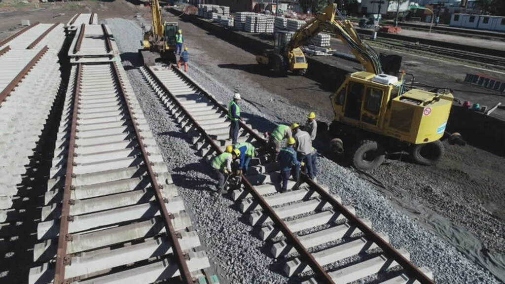 Obras en el tren Mitre