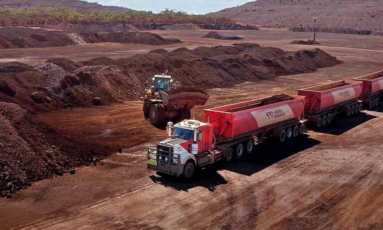 Camiones autónomos, Australia, Minería