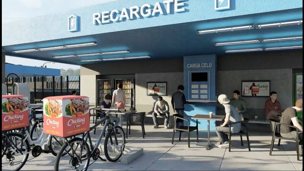 Salas Recargate, repartidores de delivery