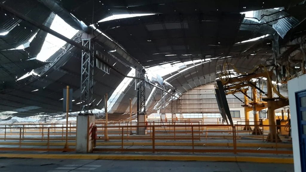 Temporal en Bahia Blanca, puerto Ingeniero White