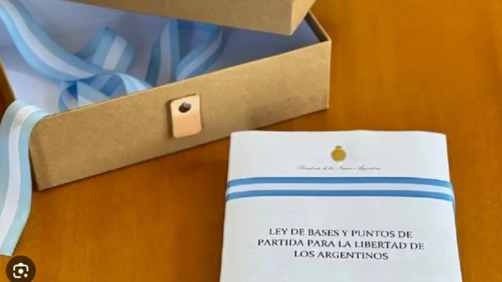 Ley Ómnibus, Javier Milei, Congreso
