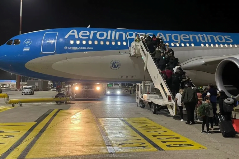 Aerolíneas Argentinas, Embargos, Estatización