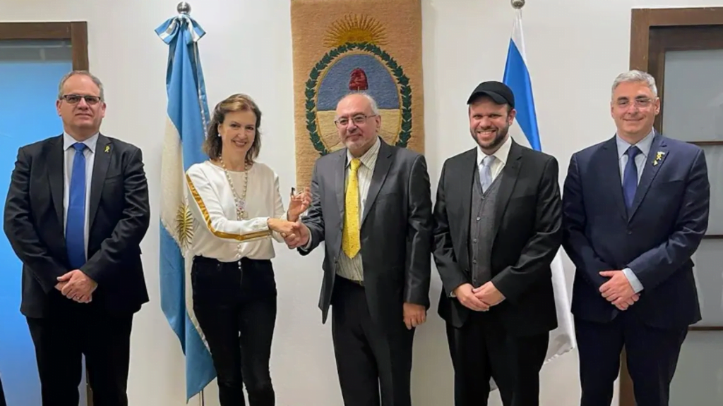 Diana Mondino en Israel, litio argentino