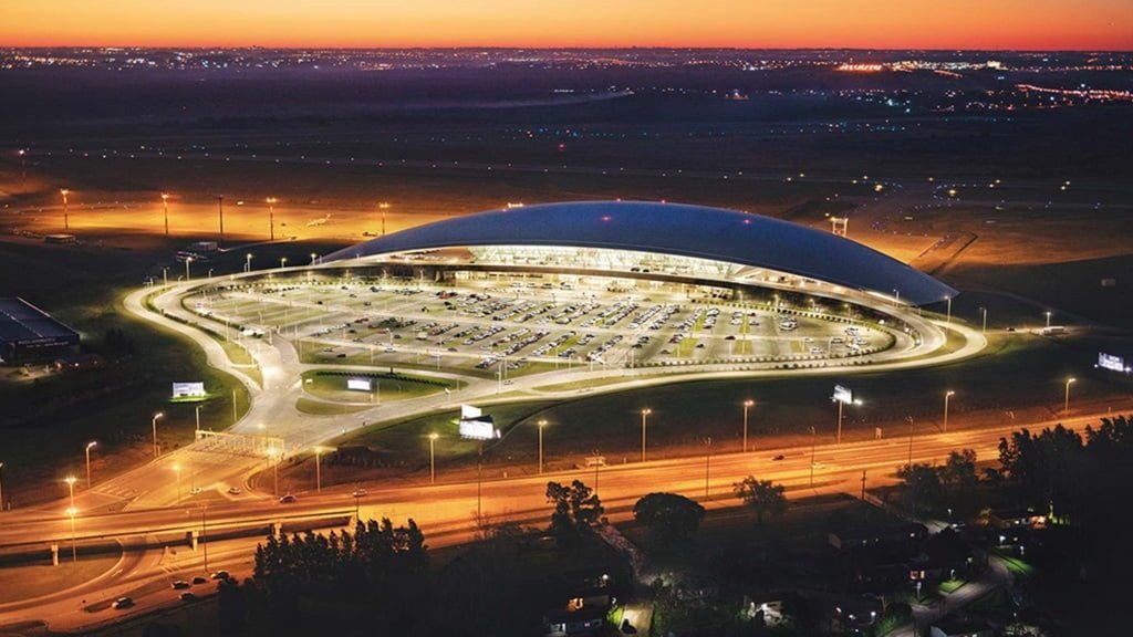 Aeropuerto de Carrasco, en Montevideo, Uruguay