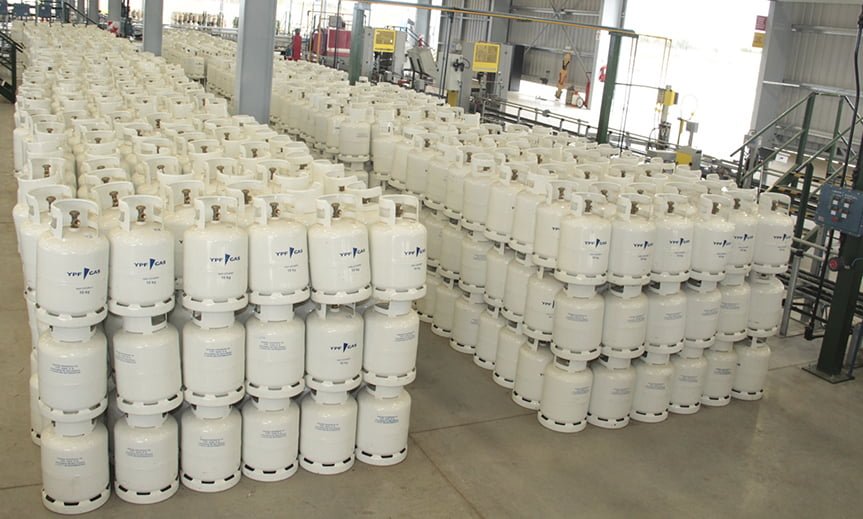 GLP garrafa YPF gas