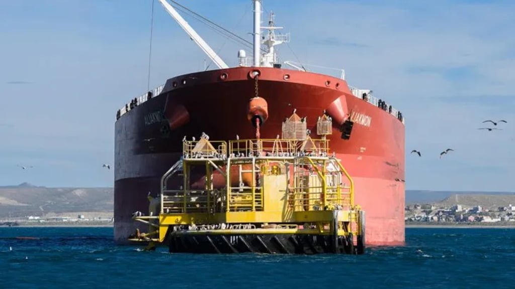 Monoboyas, puerto de bahía blanca