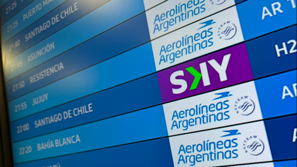 Aerolíneas Argentinas, SKY, Mercado aéreo, Acuerdo interlineal, Vuelos, Latinoamérica