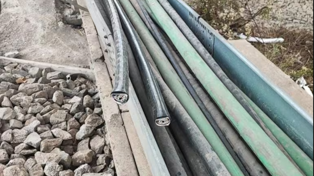 Robo de cables, Trenes, Trenes Argentinos, Línea San Martín, Accidente