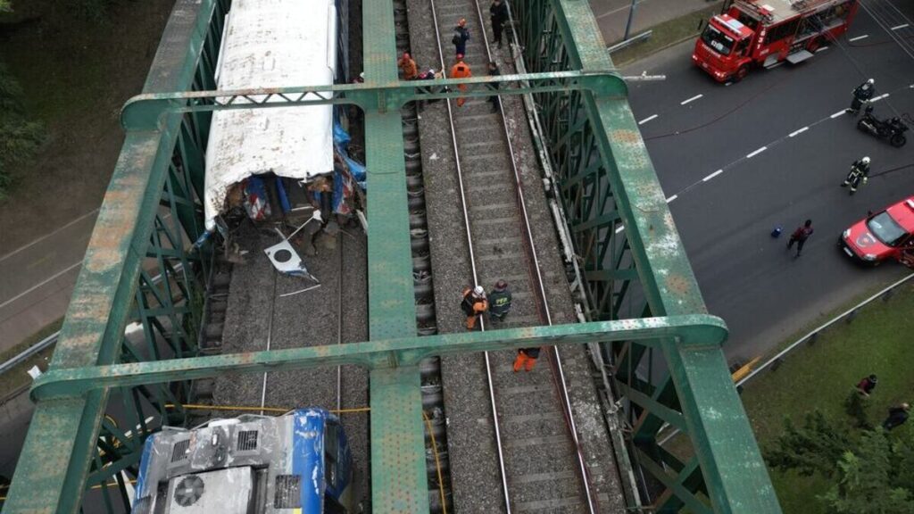 Robo de cables, Trenes, Trenes Argentinos, Línea San Martín, Accidente