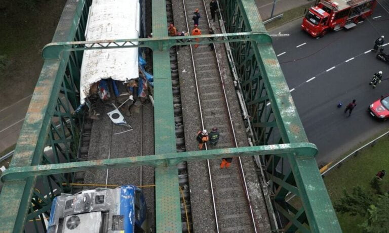 Robo de cables, Trenes, Trenes Argentinos, Línea San Martín, Accidente