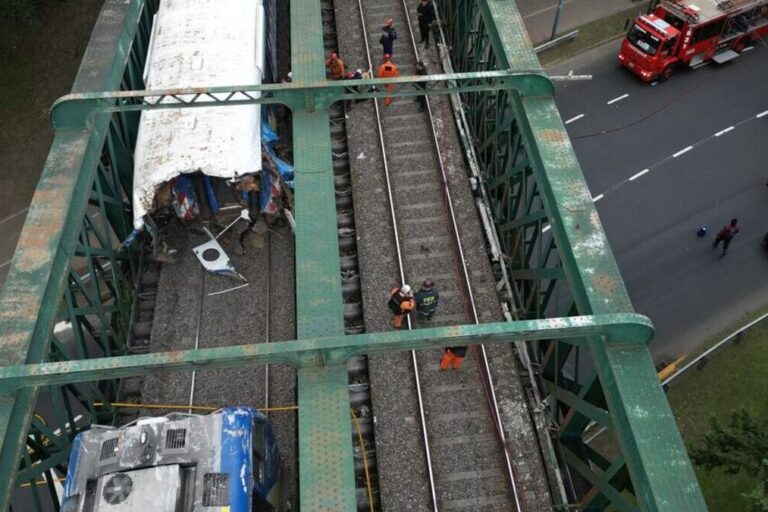 Robo de cables, Trenes, Trenes Argentinos, Línea San Martín, Accidente