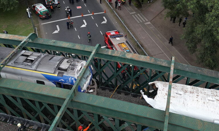 accidente en el tren San Martin