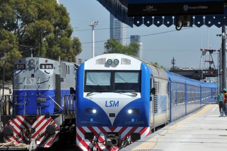 Línea San Martin, Trenes Argentinos, Obra Pública, Trenes, Vías