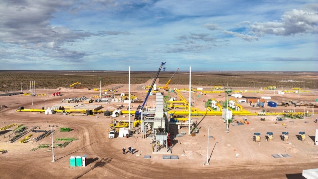 Planta compresora de Tratayén, Gasoducto Néstor Kirchner, gas en Vaca Muerta