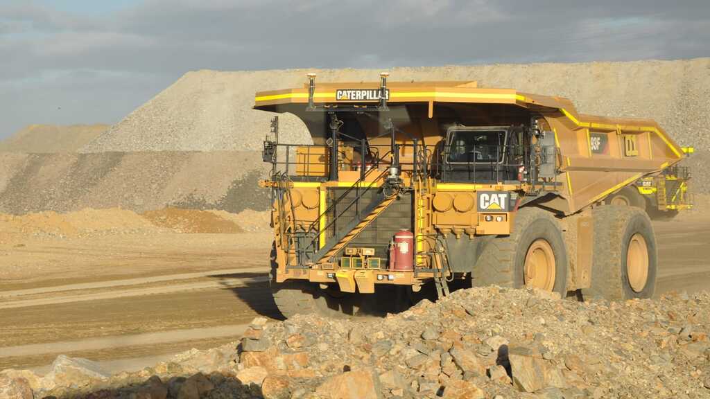 camiones autónomos, camión, minería, camiones pesados, carga