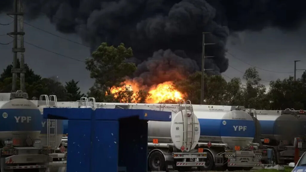 YPF, Refinería de Ensenada, Complejo Industrial La Plata, Incendio, Emergencia