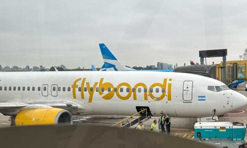 Flybondi, San Juan, Operaciones Internacionales, Aeroparque Jorge Newbery, Brasil