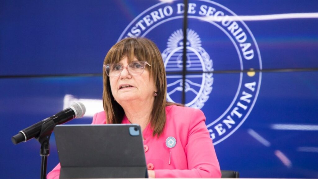 Patricia Bullrich, ministra de Seguridad, vaca muerta