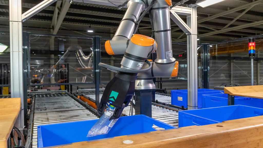 Brazo robótico, picking, logística, IA, AI, Inteligencia Artificial