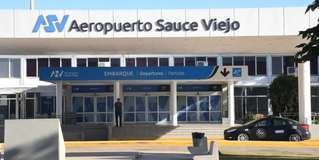 El Aeropuerto de Sauce Viejo, en la capital de Santa Fe.