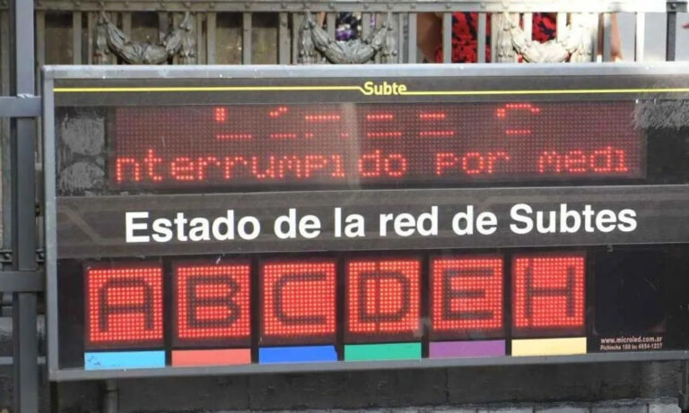 Subte, Paro, Metrodelegados, Emova, SBASE