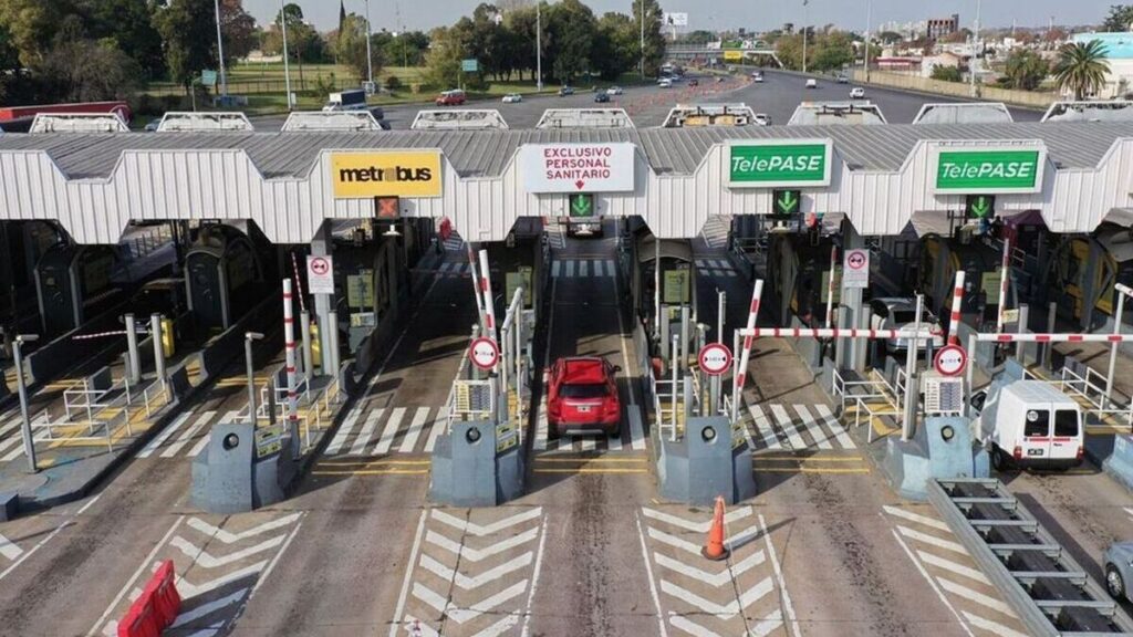 Peajes, Autopistas de Buenos Aires, Rutas Nacionales, Corredor Vial Nacional