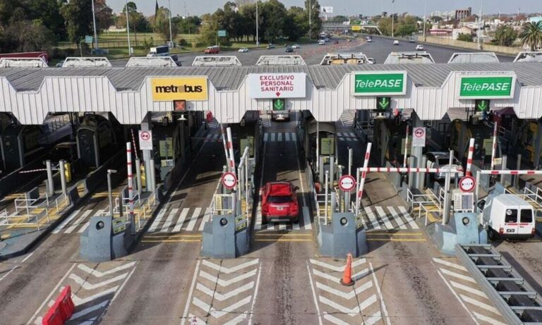 Peajes, Autopistas de Buenos Aires, Rutas Nacionales, Corredor Vial Nacional