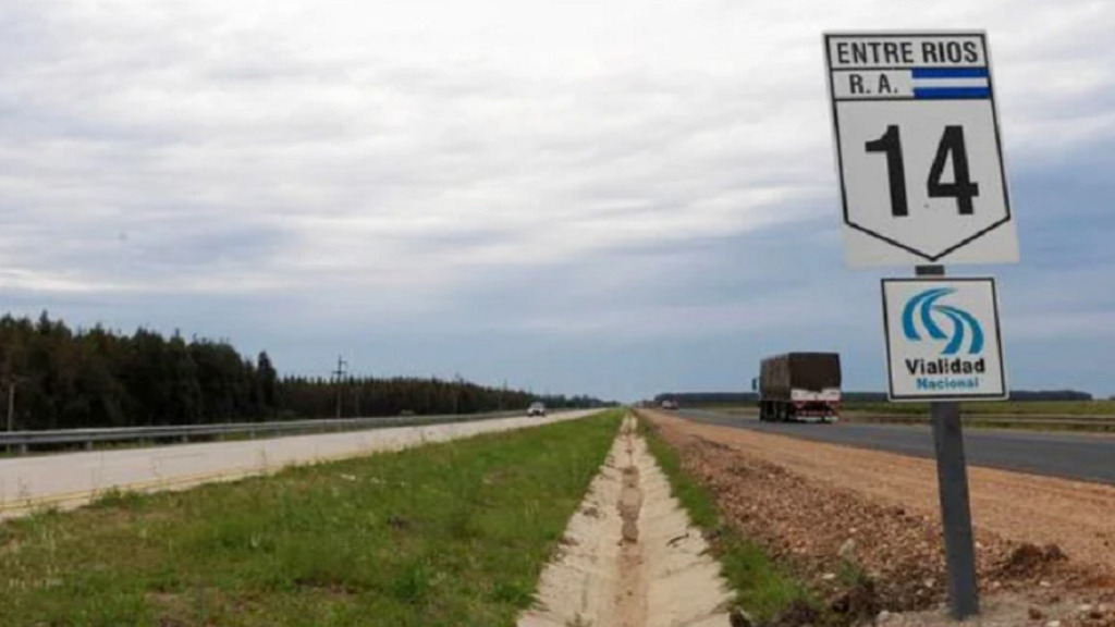 Ruta del Mercosur, ruta 14, Red Federal de Concesiones, CONADUV, Rutas nacionales, AP