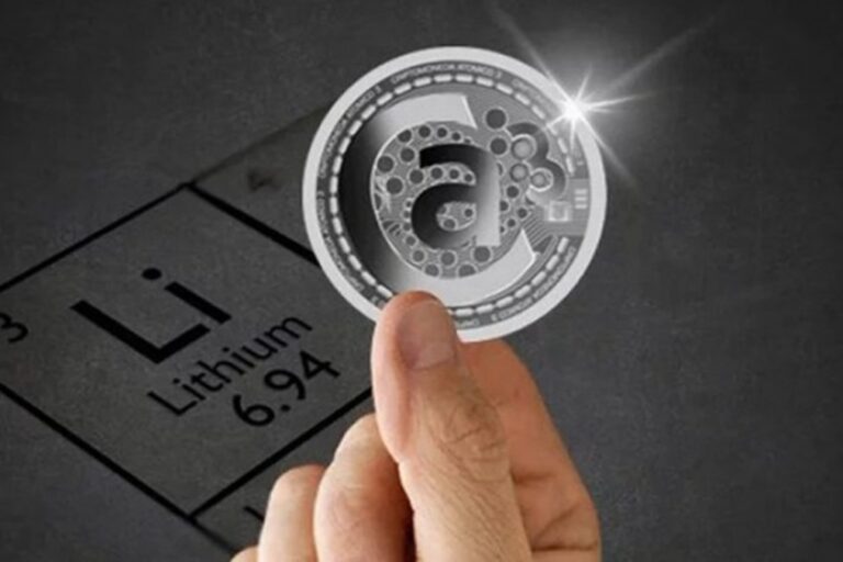 Tokenización del litio, criptomoneda, Atómico 3, Cardano