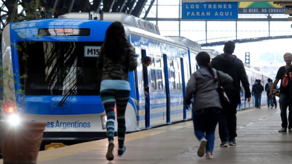 La Fraternidad, Paro de trenes, Trnes Argentinos