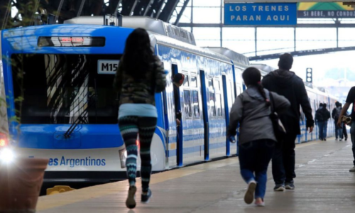 La Fraternidad, Paro de trenes, Trnes Argentinos