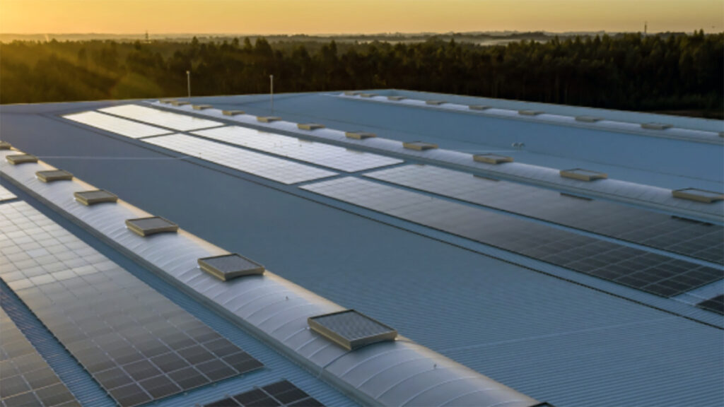 aeropuerto de Roma Fiumicino, parque solar,